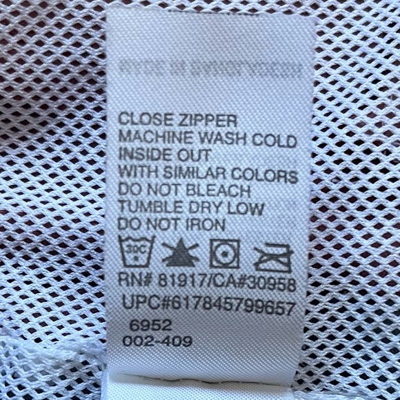 Nike Boy’s Hooded Lightweight Windbreaker Jacket size 4T Red & Grey - Picture 11 of 11